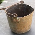 Decorated bucket with ships